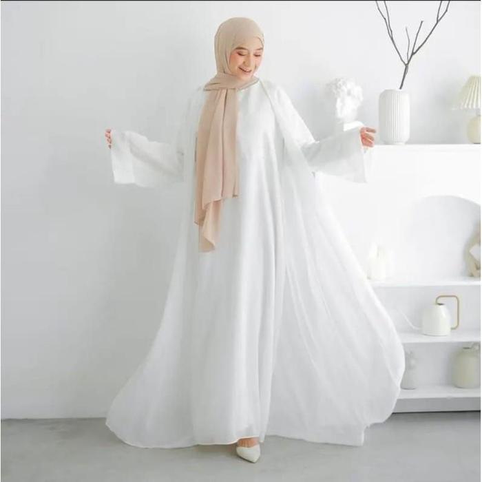 GAMIS ABAYA TURKEY OUTER SET INER GAMIS ABAYA SAR'I //GAMIS ABAYA SIMPEL //GAMIS LEBARAN//ABAYA LAMA