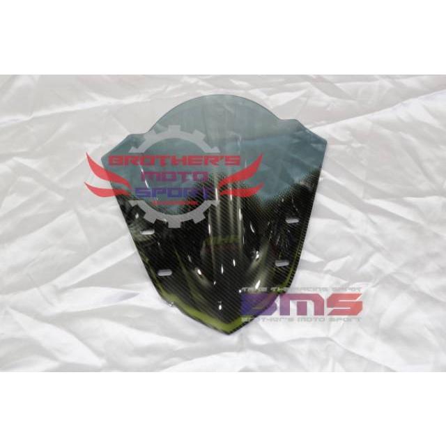 Windshield mhr carbone mika visor depan mhr 2tone carbon yamaha aerox 155 nvx