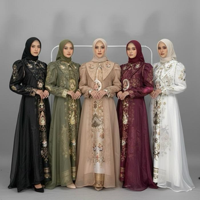 ZAWIYA - Dress Humaira Raya Series Tifany Silk
