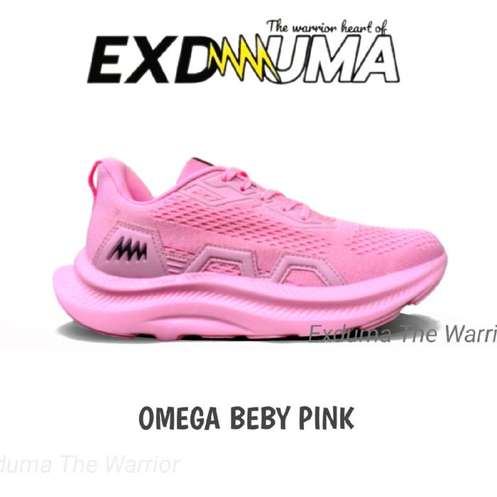 SEPATU EXDUMA OMEGA BEBY PINK 2025 Sneakers Sport Shoes Cewek Wanita