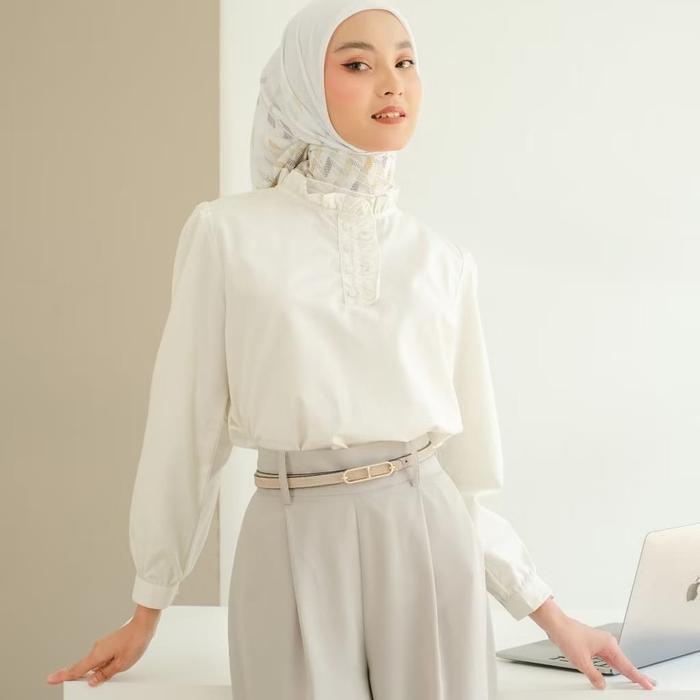 ZOYA Atasan Wanita Azalea Blouse Atasan wanita Daily Wudhu Friendly