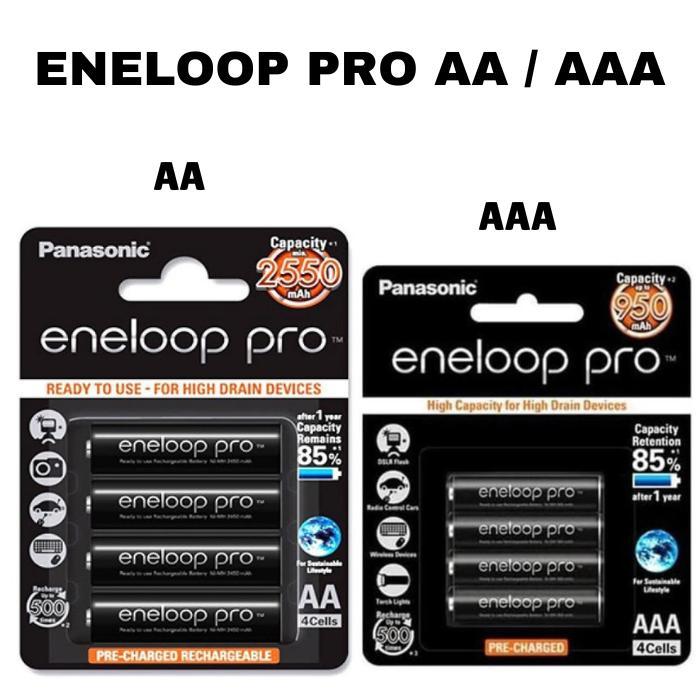 Baterai Panasonic Eneloop PRO AA / AAA isi 4
