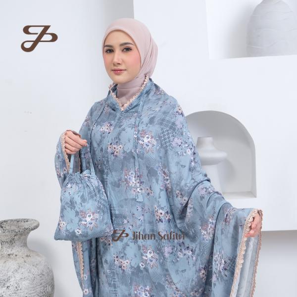 JS - Mukena Dewasa 2in1 Rayon Viscose Premium Motif Senada Laurell Series