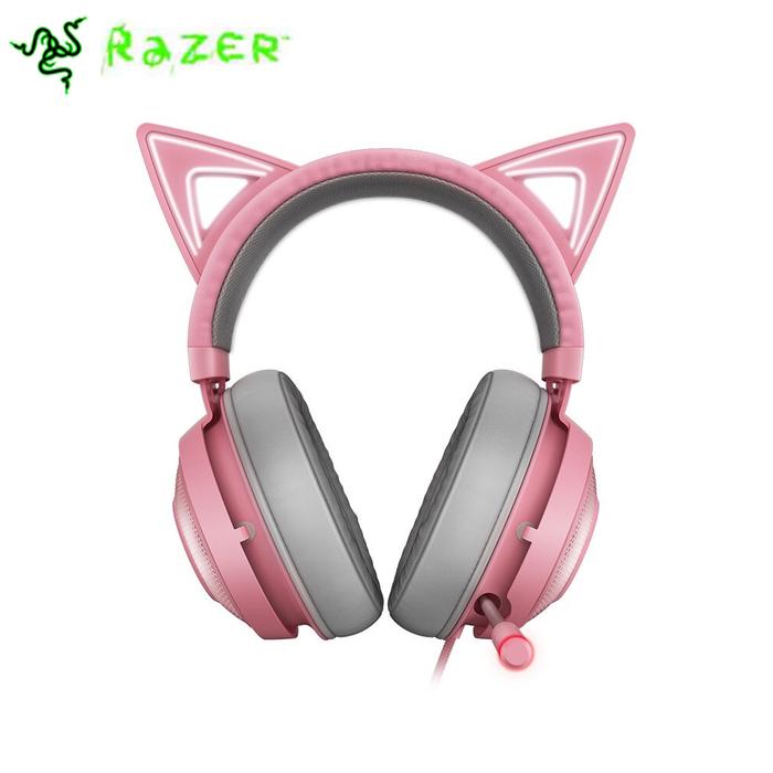 Razer Kraken Kitty Gaming Headset TNX 7.1 Surround Sound Headphone