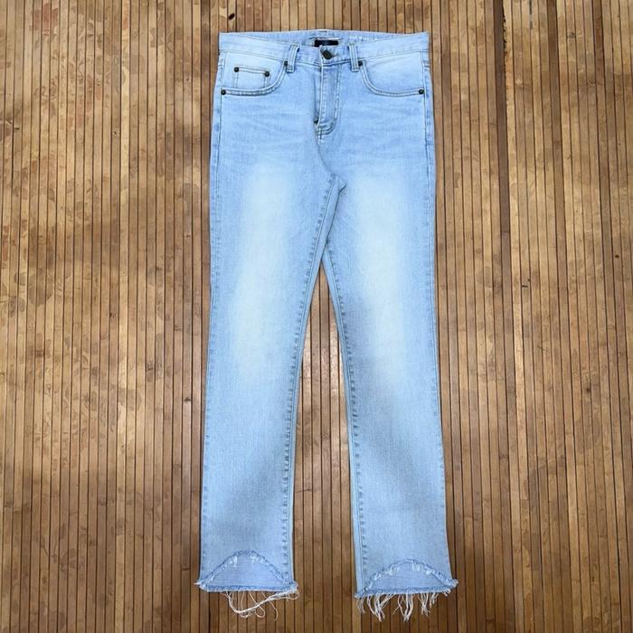 UNISEX SAINT LAURENT LUXURY YSL STRETCH LIGHT BLUE WASH SKINNY FIT DENIM JEANS philipp plein alexand