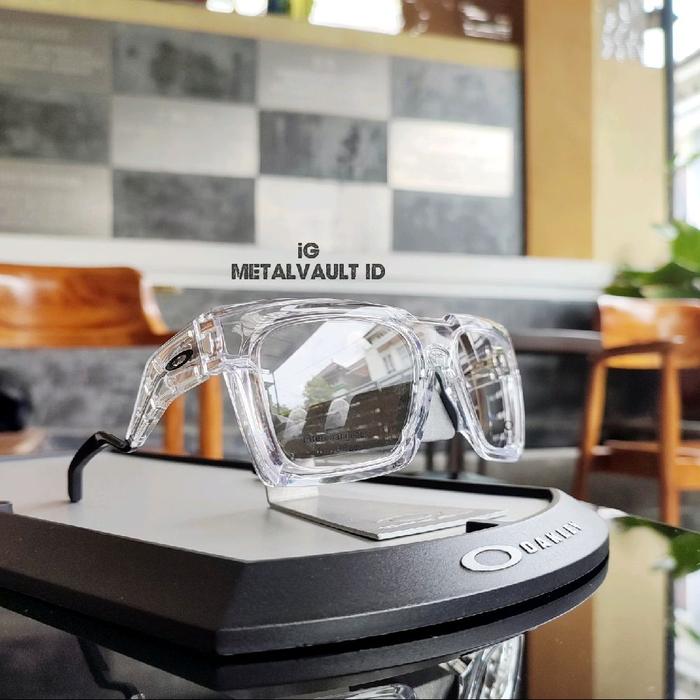 frame kacamata baca oakley enigma ink polished clear