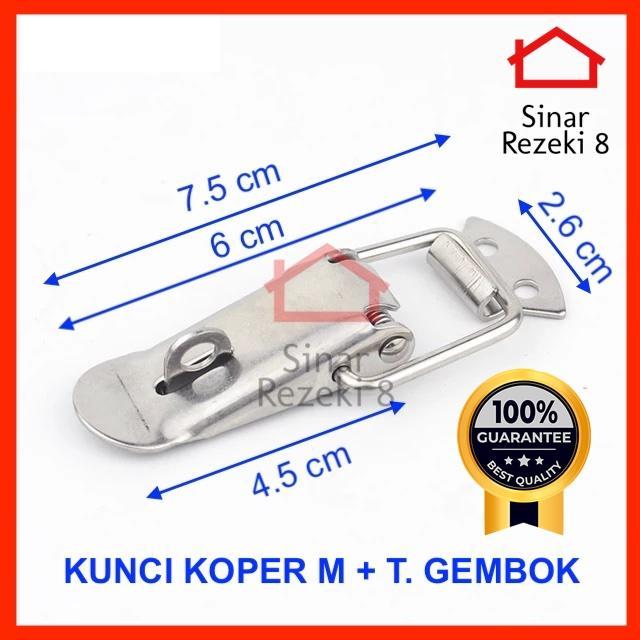 Kaitan Koper Medium (M) / Overval Peti Gembok Kunci Kait Box