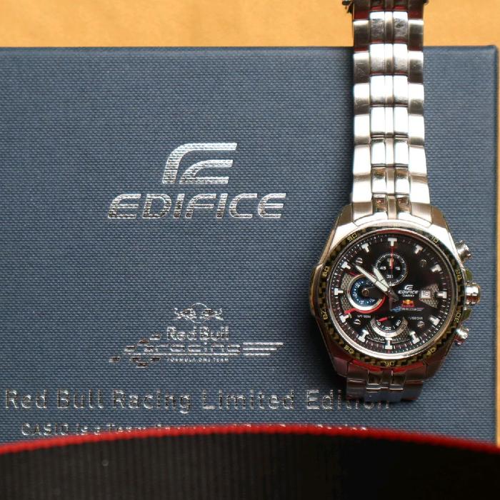 Casio Original - Casio Edifice EF-565RB Jam tangan pria