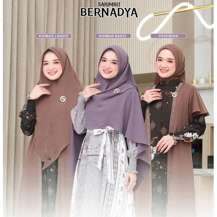 (WAJIB BACA DESKRIPSI) INI HANYA HARGA DP YAA// OPEN PRE ORDER SARIMBIT NARAYA BY NJA [KHIMAR MOM DA