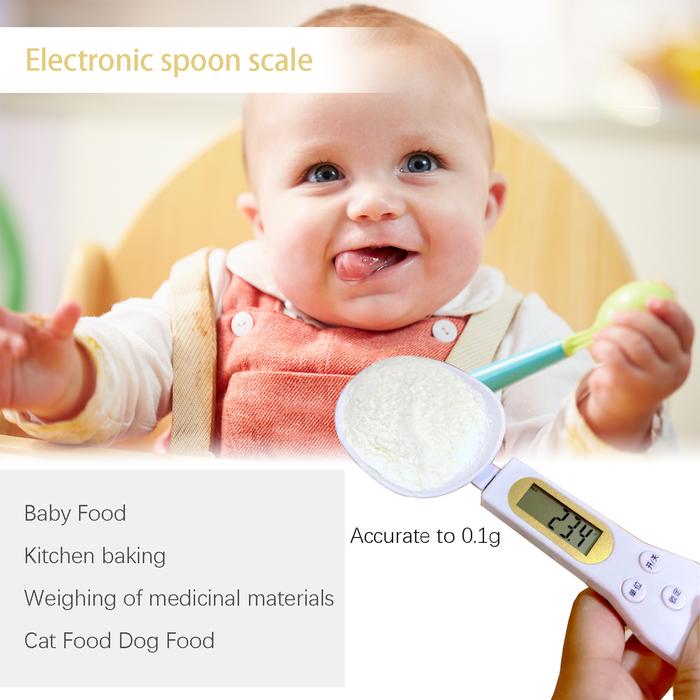 Electronic Spoon Scale Handheld Ingredient Electronic Scale Home