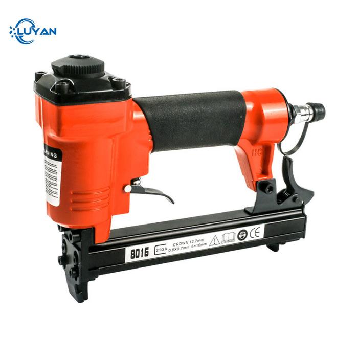 8016 Pneumatic Air Stapler Nailer Fine Stapler Gun For Furniture Nailer Gun 6-16mm Woodworking Pneum