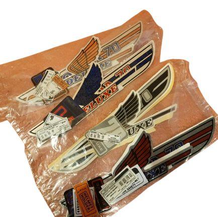 Striping sticker list body honda c70