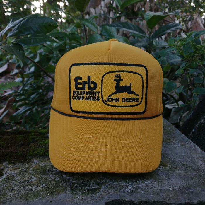 John Deere Vintage patch Trucker snapback hat