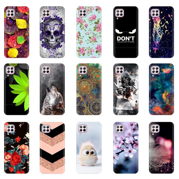 Phone Case for Huawei P40 Lite Case P40 Silicone Painted Soft TPU