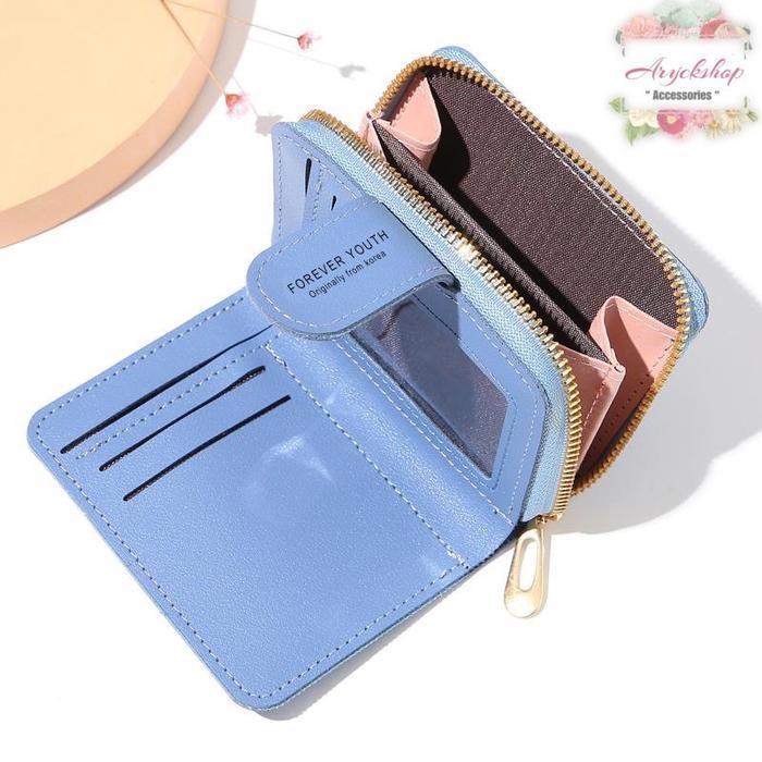 Dompet Lipat Wanita Mini 002 Donpet Koin Murah kualitas Import Fashion korea