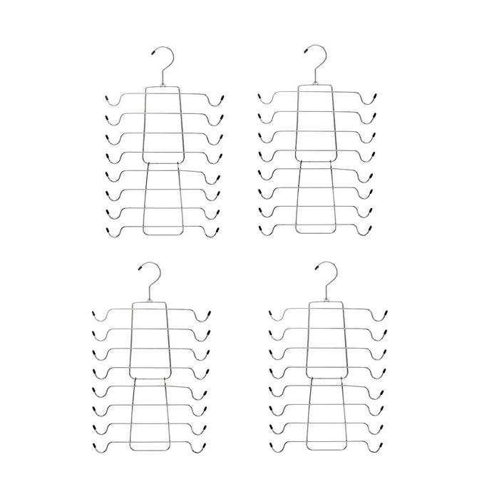 Tops Hangers,Bra Hanger 4 Pack Metal Space Saving Hanger Bra