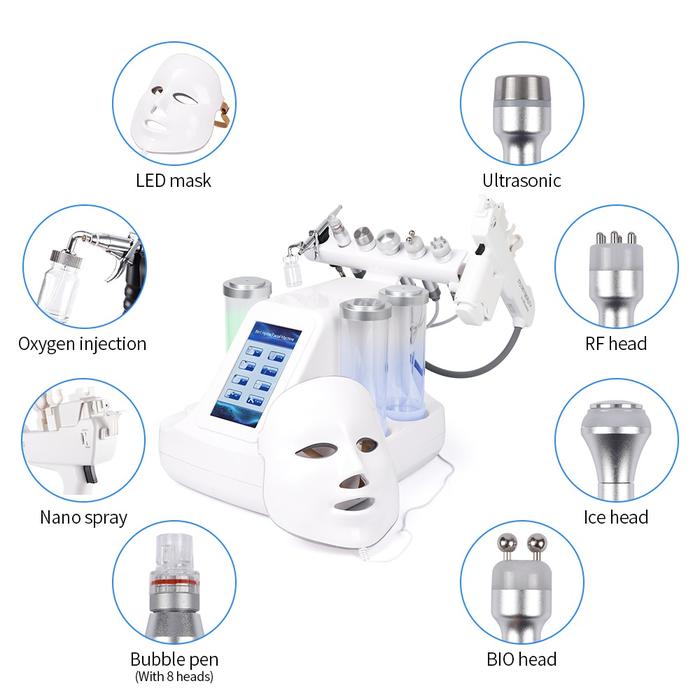 8 In 1/ 7 In 1/ 6 In 1 Hydrafacial Machine Facial Radiofrequency