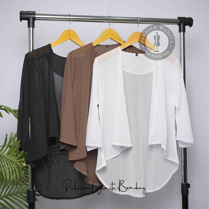 PWB CARDIGAN OUTER ATASAN WANITA LENGAN PANJANG MEWAH KEKINIAN CERUTI PREMIUM - KOREAN STYLE TOPS PO