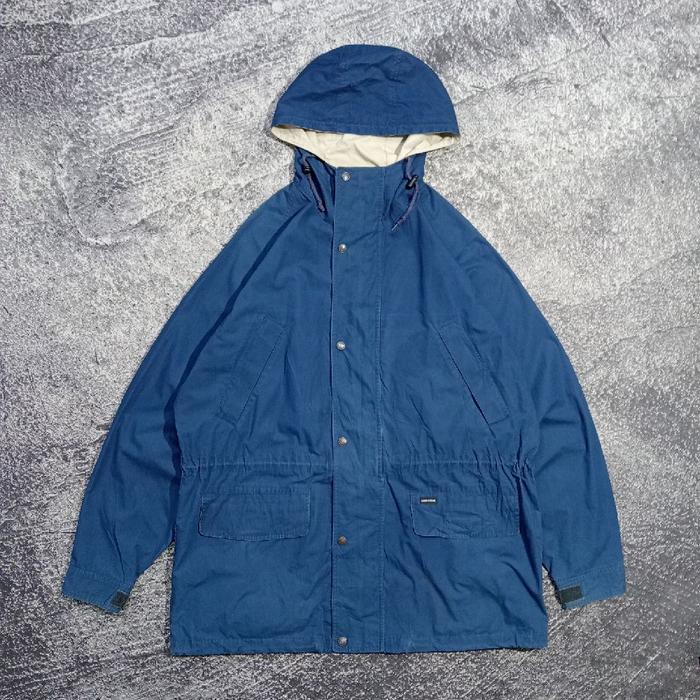 Jaket mountain parka LUCKY STRIKE biru jaket casual murah size xxl