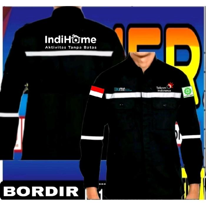 wearpack Indihome kemeja Telkom akses baju Telkom akses seragam Telkom akses Pdh Telkom akses Pdl Te