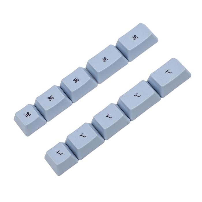 Carbon Godspeed White OEM Profile PBT Dye Sub Keycaps Mac Keycaps For
