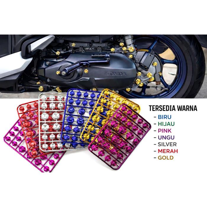 Cover Baut Monel Probolt Thailand Motif Flower Tutup Baut Probolt L Universal