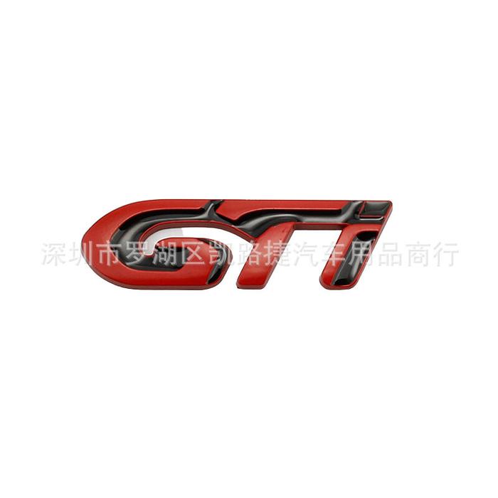 Emblem GTi untuk PEUGEOT 308GTi 208 205 3008 307 206 Logo Belakang