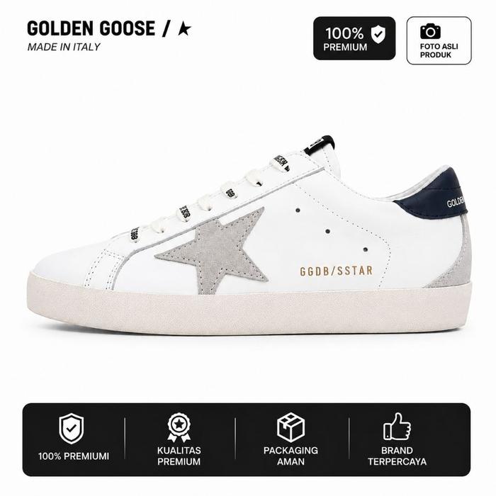 Sepatu Sneakers Pria Wanita Model Terbaru GGDB/STAR Dengan Bahan Premium High Qualiy Premium