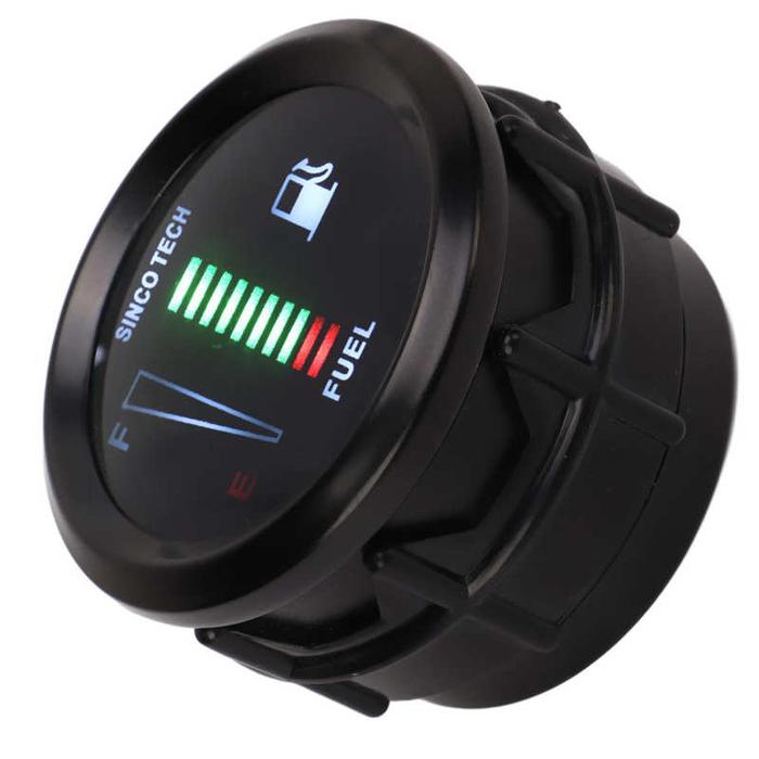 Fuel Level Gauge 52mm 3 Setting Modes Oil Level Gauge LED Flashing