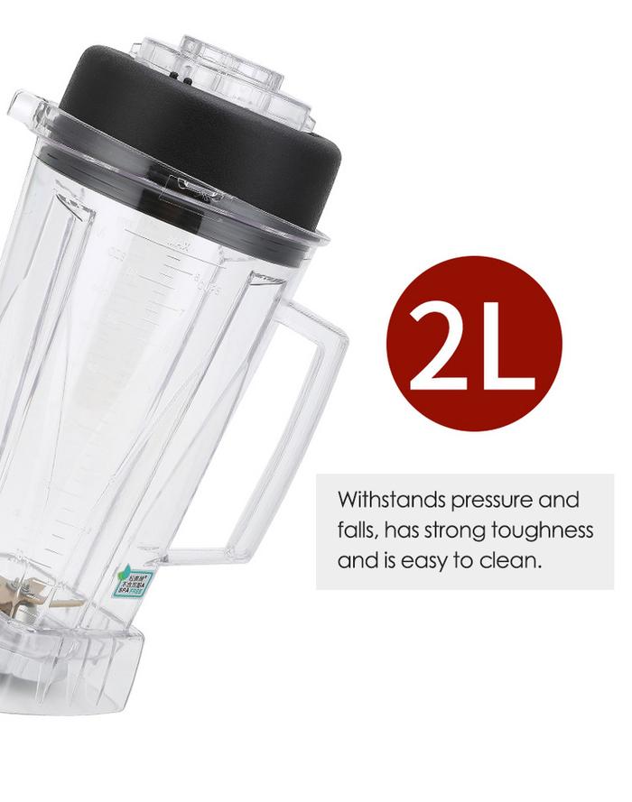 Xeoleo Blender Komersial Profesional Mesin Susu Kedelai 2L Blender