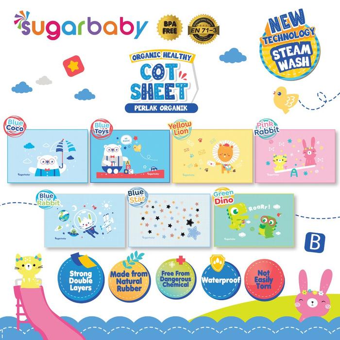 Perlak Bayi Sugar Baby / perlak SugarBaby / Mastela / Simson / Crown / snuggle (Perlak bayi Waterpro