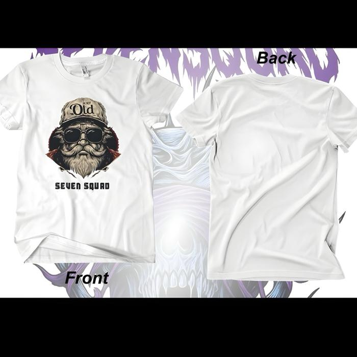 SEVENSQUAD Baju 16s dan 20s build-up Kaos Pria Dewasa Cetak 1 Design Bahan 100% Katun Tanpa Jahitan