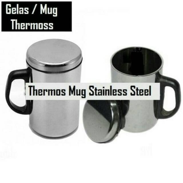 Mug thermos stainless steel gelas kopi teh susu anti panas dingin termos murah souvenir wedding new