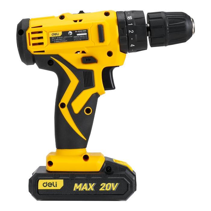 Deli Mesin Bor Baterai Tangan / Cordless Drill 2 Battery EDL-DZ12-E2D1