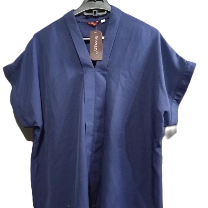 Blouse Outer iMaroon Navy Wanita Atasan Baju