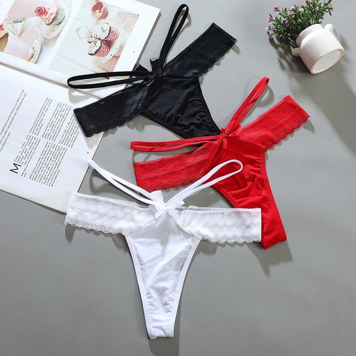 Celana Dalam Wanita G String Model C267 Bahan Katun Ukuran Jumbo