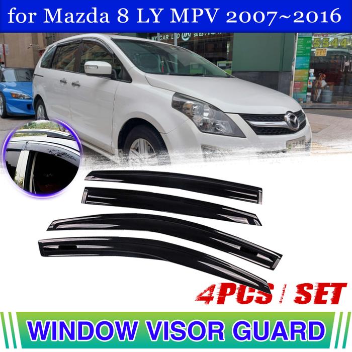 Car Window Door Visor for Mazda 8 Mazda8 LY MPV 2007~2016 Smoke Vent