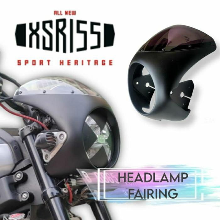 Cover Headlamp Cowl Headlamp Fairing Cover Lampu Depan Cafereser Atau akedok Lampu Depan XSR 155 XSR