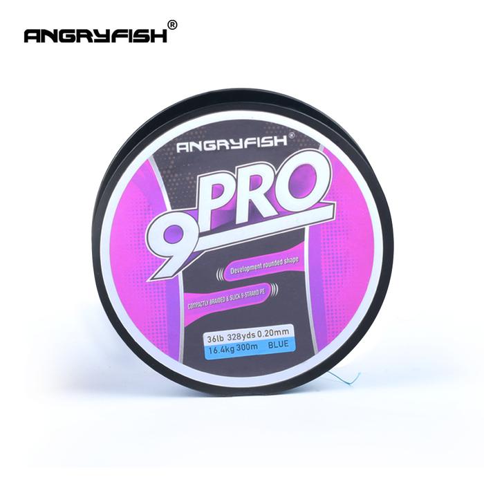 Angryfish New Pro 9x 300M/500M Braided Fishing Line Super Strong PE