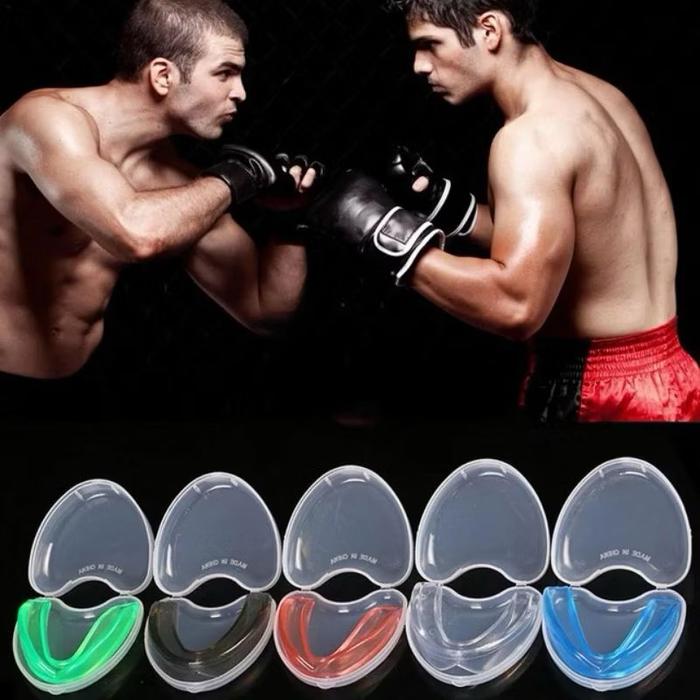 POTENCE Gumshield Pelindung Gigi Beladiri Karate Taekwondo Gamsil Gumshield Pelindung Gigi Mulut Box