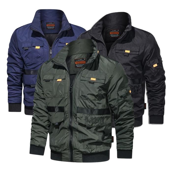 Jaket harrington pilot tizzly | bomber nyaman stylis kece tahan air waterproof tahan angin windproof