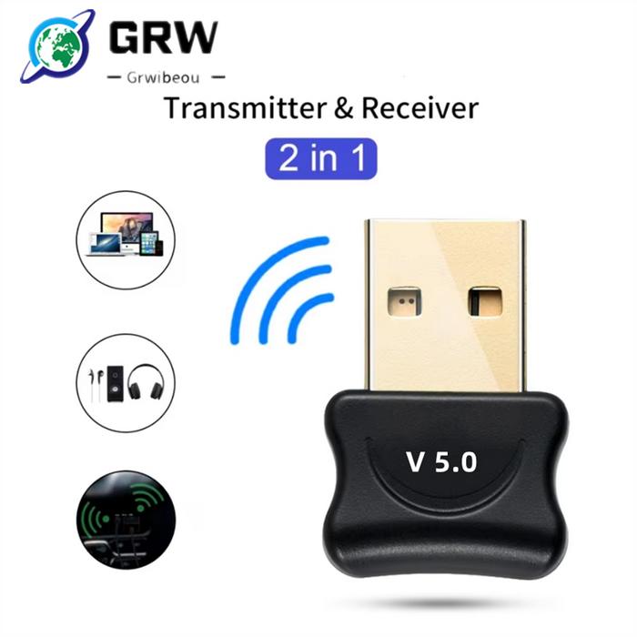 Bluetooth 5.0 Compatible Adapter USB Transmitter for PC Computer Receptor Laptop Earphone Audio Prin