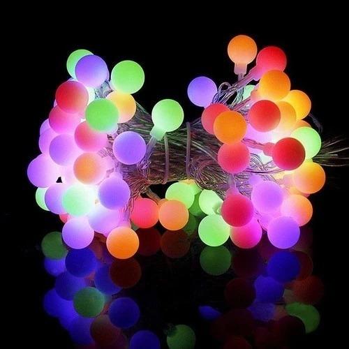 Lampu Tumblr Lampu Hias Natal Anggur 10 METER / Lampu Tumblr Bola Bintang Warna Rainbow 10 METER NEW