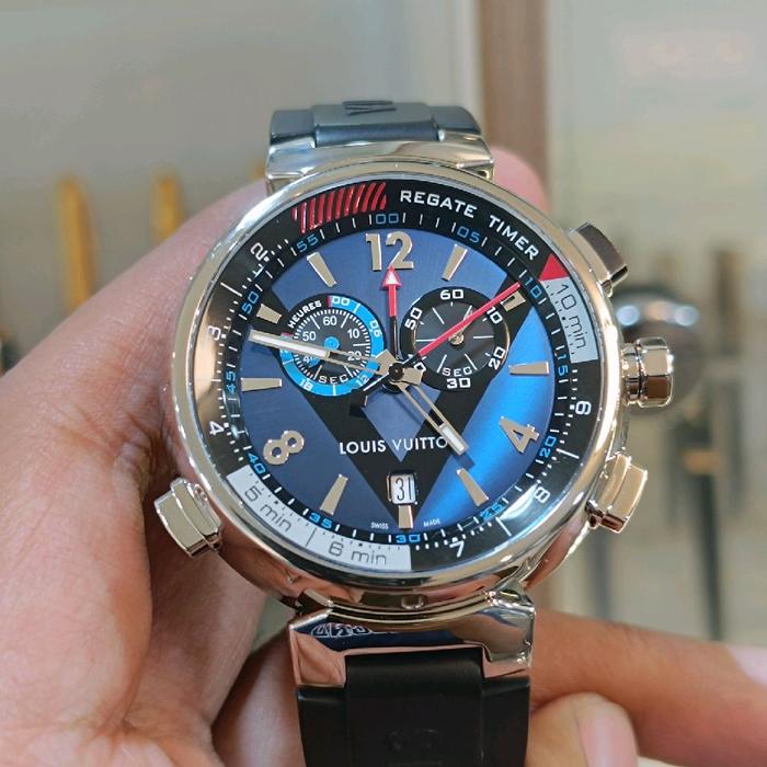 jam tangan pria LV tambour regatta original