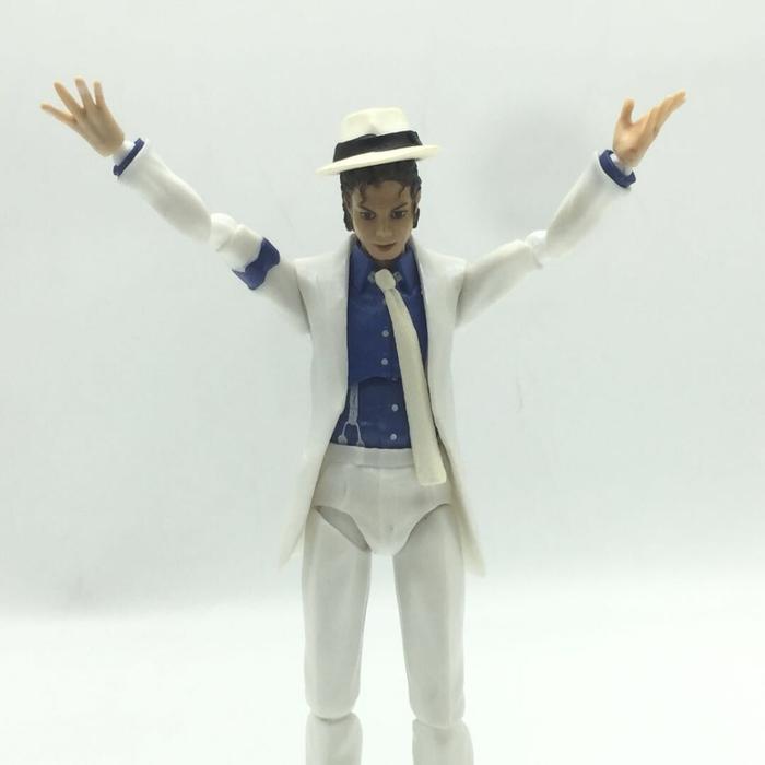 SHFiguarts Michael Jackson Figure Halus Pidana Moonwalk Figur Aksi