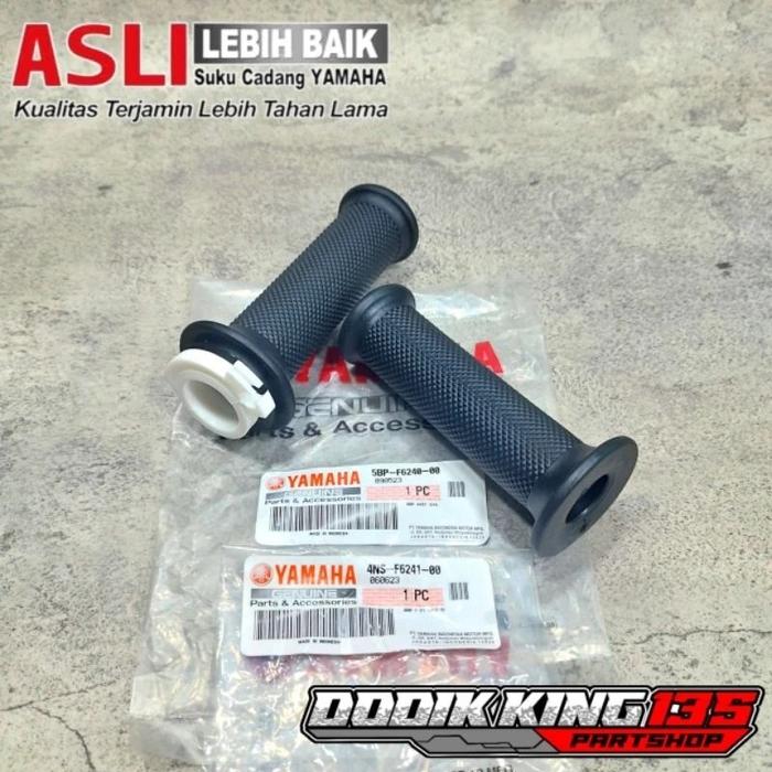 HANDGRIP ASSY RX KING NEW SCORPIO Z ORIGINAL YAMAHA | 5BP-F6240-00 | 4NS-F6241-00