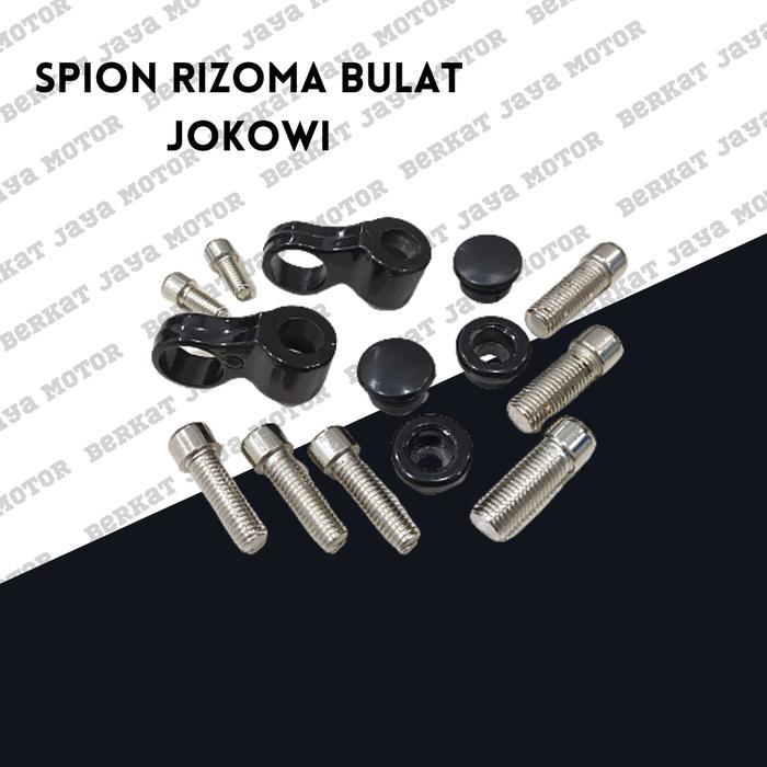 Spion Replika Rizoma Bulat Jokowi Class W175 Vespa Nmax Aerox Lexi