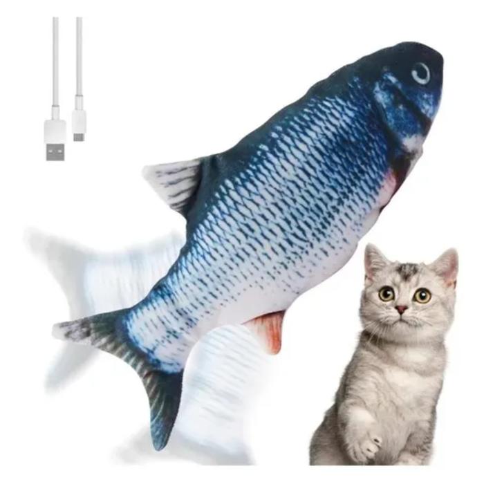 Electric Fish for Cat with USB Charger Fish Moving Toy Cat Toy