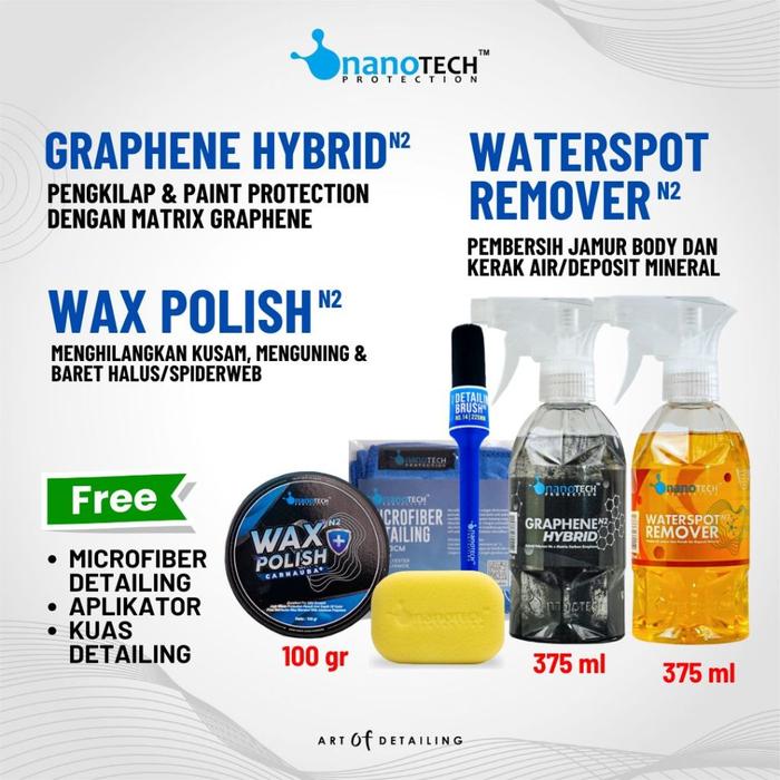 PENGHILANG BARET HALUS KUSAM SPIDERWEB + PEMBERSIH KERAK JAMUR BODY + PENGKILAP CAT PAINT PROTECTION