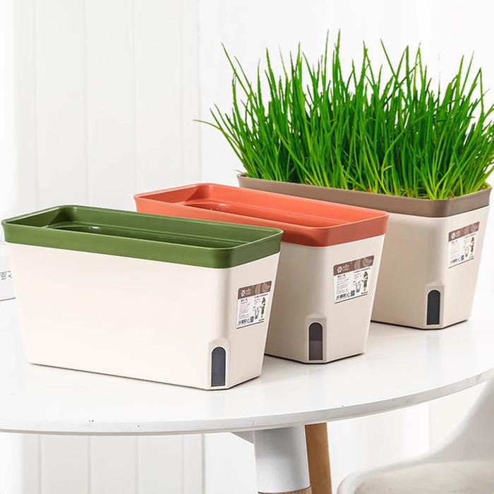 Rectangular Planter Flower Decorative Garden Planter Garden Plant Pot Indoor Plants Flowers Planter